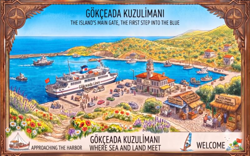 Kuzulimanı Gökçeada General View