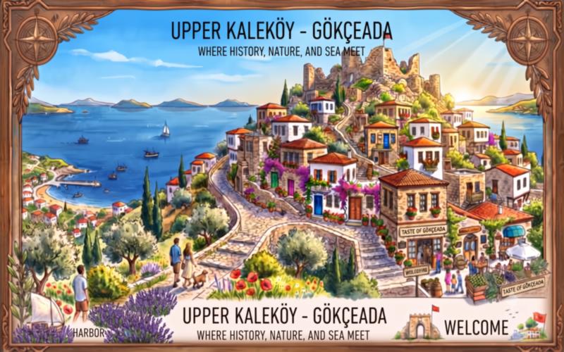 Yukarı Kaleköy Gökçeada General View