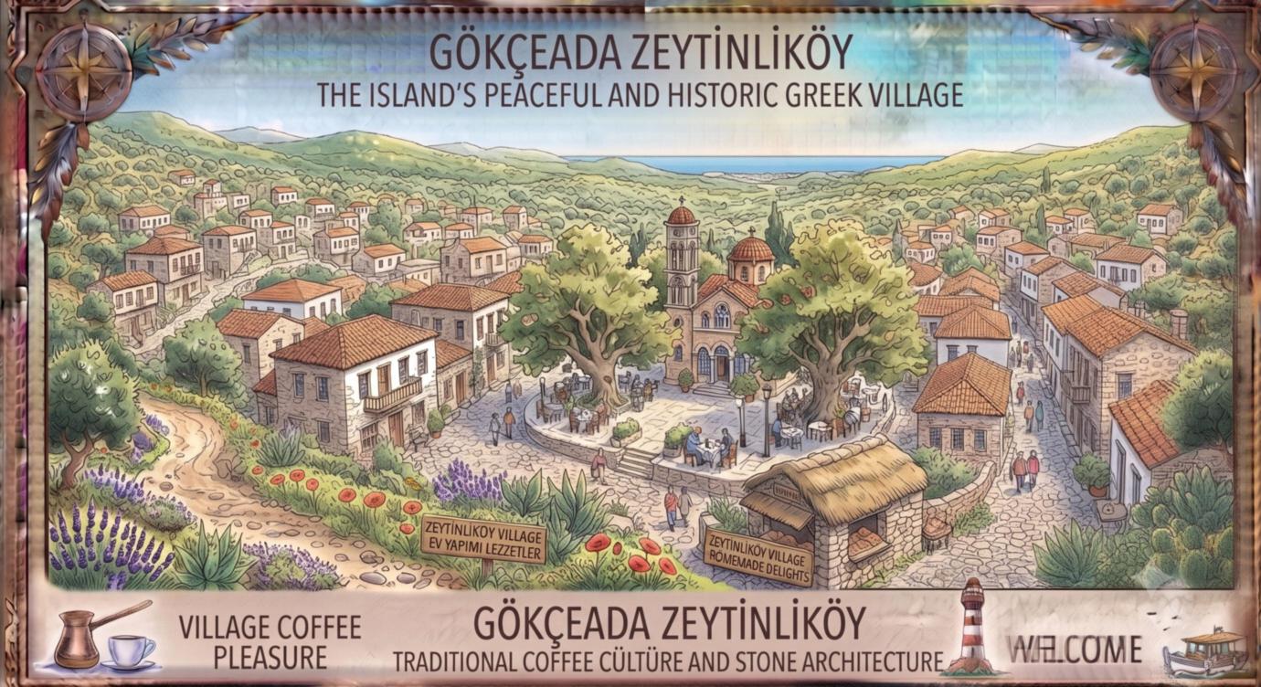Zeytinliköy Gökçeada General View